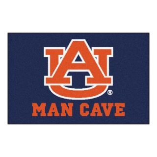 FANMATS Auburn University Blue Man Cave 1 ft. 7 in. x 2 ft. 6 in. Accent Rug 14528