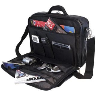 Mens Mobile Edge Premium Briefcase  15.6inPC/17inMac Silver/Black