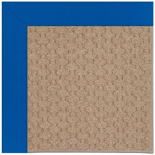 Capel Rugs Zoe Grassy Mountain Machine Tufted Reef Blue/Brown Area Rug