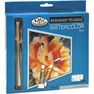 Essentials, Watercolor Paint 12ml, Assorted Colors, 18/pkg