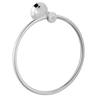 GROHE Kensington 8 in. Towel Ring in StarLight Chrome 40 222 000