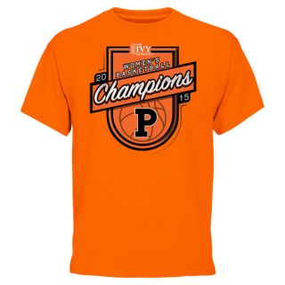 Princeton Tigers Orange 2015 Ivy League Womens Basketball Regular Season Champions T Shirt