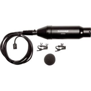Shure SM93   Micro Lavalier Omnidirectional Microphone SM93