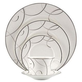 Nikko Ceramics Elegant Swirl 5 Piece Place Setting