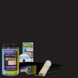 RECLAIM Beyond Paint 1 qt. Licorice All in One Multi Surface Cabinet, Furniture and More Refinishing Kit RC26