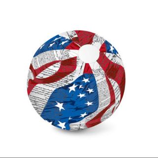 24" Patriotic Inflatable "We the People" 6 Panel Beach Ball Swimming Pool Toy
