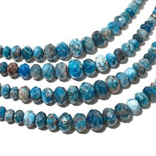 Jay King Blue Apatite 18" Sterling Silver Necklace with Earrings   7743933