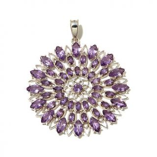 Himalayan Gems™ 24.4ct Bold Amethyst Sterling Silver Pendant   7661090