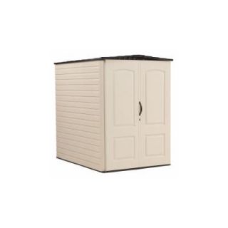 Rubbermaid 76 in. D x 77 in. H x 55 in. W Large Vertical Plastic Shed FG5L3000SDONX