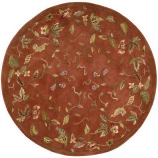 Nourison Julian Persimmon 6 ft. Round Area Rug 731227