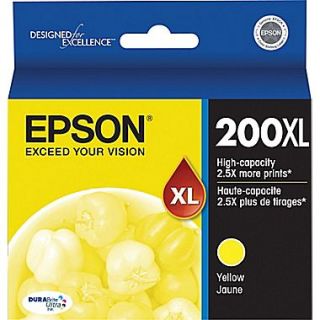 Epson 200XL Yellow Ink Cartridge (T200XL420), High Yield