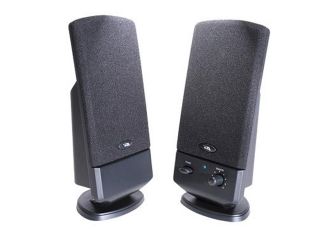Cyber Acoustics CA 2002 2.0 2 Piece Amplified Computer Speaker System