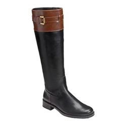 A2 by Aerosoles Womens High Ride Black Quilted Boots
