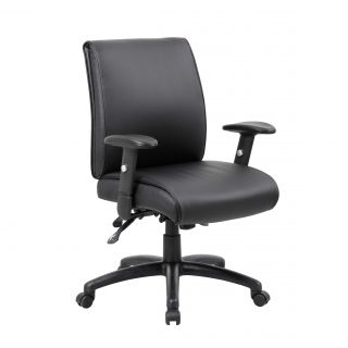 Mid Back Conference Chair with Arms by Boss Office Products