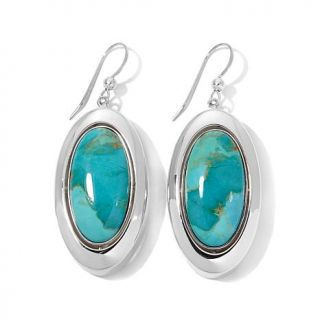 Jay King Reversible Lapis and Turquoise Sterling Silver Earrings   7692340