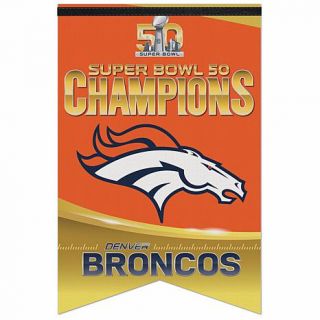 Super Bowl 50 Champions 17" x 26" Premium Felt Banner   Broncos   8044288