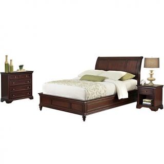 Home Styles Lafayette 3 piece Bedroom Set with Drawer Chest   King/California K   7204021