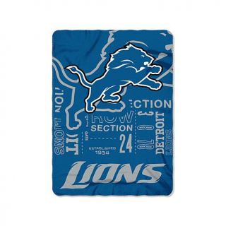 Officially Licensed NFL 66" x 90" Polar Fleece Throw by Northwest   Lions   7767222