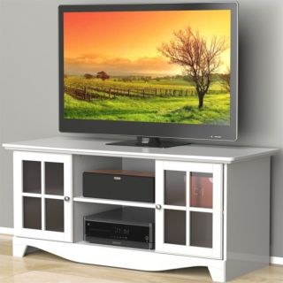 Nexera Pinnacle 56'' HEC TV Stand in White   101203