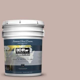 BEHR Premium Plus Ultra 5 gal. #PPF 10 Balcony Rose Satin Enamel Interior Paint 775005