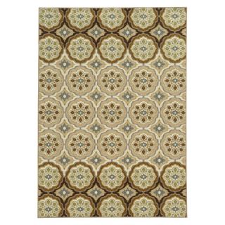 Circle Patterned Area Rug