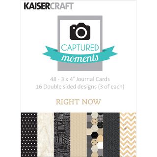 Captured Moments Double Sided Cards 3X4 48/Pkg Right Now   16832366