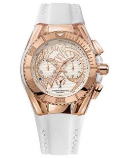 TechnoMarine Watch, Womens Swiss Chronograph Fortune Fish Diamond