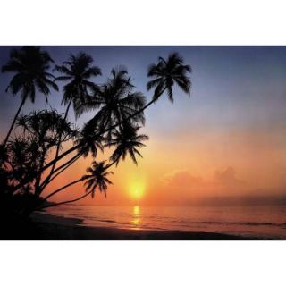 Komar 106 in. x 153 in. Tropical Sunset Wall Mural 8 030