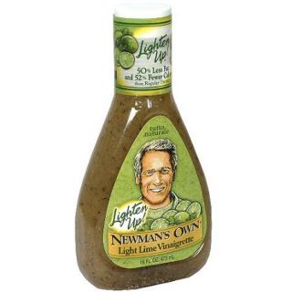 Newman's Own Lighten Up Light Lime Vinaigrette, 16 oz (Pack of 6)