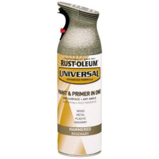 Rust Oleum Universal 12 oz. All Surface Hammered Rosemary Spray Paint and Primer in One (Case of 6) 261416