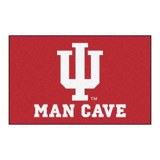Fanmats Machine Made Indiana University Red Nylon Man Cave Ulti Mat (5