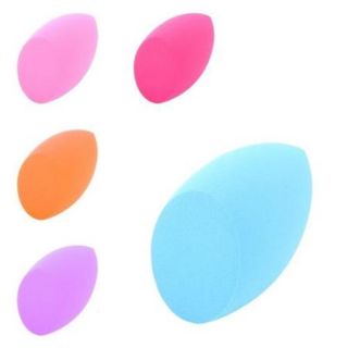 Zodaca Beauty Makeup Sponge Puff Blender Flawless Coverage Special Egg Shape (5 Colors Pack)