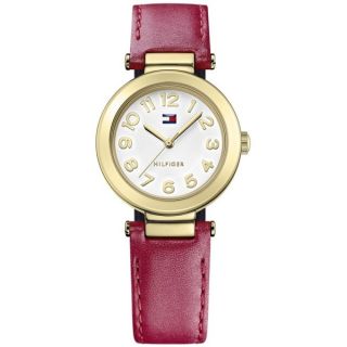 Tommy Hilfiger Womens 1781374 White Rubber Analog Quartz Watch with