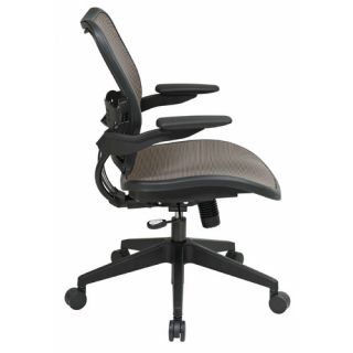 Air Grid Back and Mesh Seat Space Seating Latte Deluxe Office Chair by