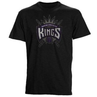 47 Brand Sacramento Kings Black Primary Logo T Shirt