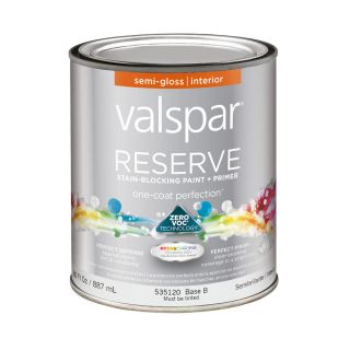 Valspar Reserve Semi Gloss Latex Interior Paint and Primer in One (Actual Net Contents 30 fl oz)