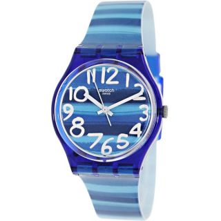 Swatch Mens Originals GN237 Blue Plastic Swiss Quartz Watch with Blue