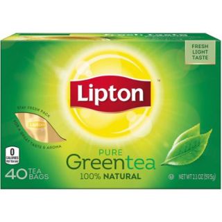 Lipton Green Tea Bags, 40 ct