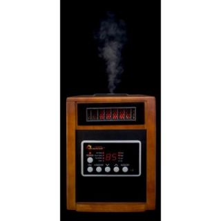 Dr Infrared Heater Elite Series 1500 Watt Dual Heating System Infrared Portable Heater with Built In Ultrasonic Humidifier/Oscillating Fan DR998