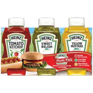 Heinz Picnic Pack Condiment Variety Pack, 54 oz
