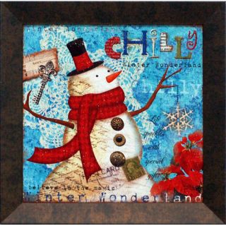 Snowman Framed Graphic Art by Artistic Reflections