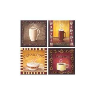 McGowan TT00580 Tuftop Coffee Time Coasters Set of 4