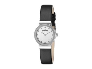 Skagen 358XSSLBC Steel Collection Leather Glitz Watch