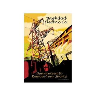 Baghdad Electric Co. Print (Unframed Paper Poster Giclee 20x29)