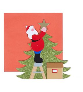 MOMA   Sandra Lounsbury Foose Santas tree cards 8 pack