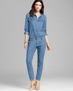 Paige Denim Jumpsuit   Lexie Cuffed Denim