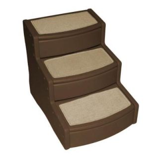 Pet Gear 25 in. L x 20 in. W x 23 in. H Extra Wide Easy Steps III in Chocolate PG9730XLCH