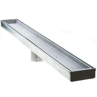 Luxe 26 in. Stainless Steel Linear Shower Drain   Tile Insert TI 26