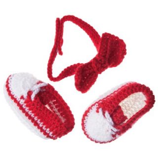 Sodorable Infant Boys Bow Tie and Bootie Set   Red/White