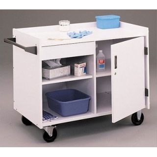 36 First Aid Rolling Mobile Medical Cabinet